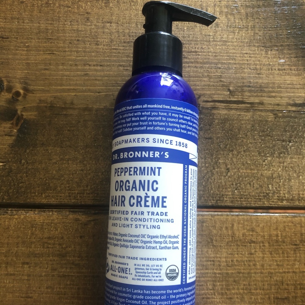 Dr. Bronner’s Peppermint Hair Cream